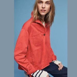Chino by Anthropologie Swing Jacket In XS